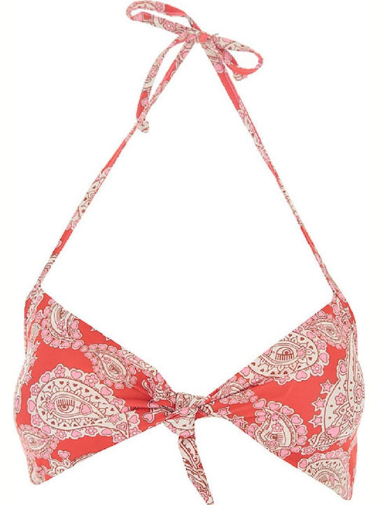 Triangle Bikini Top Red