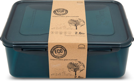 Lock&Lock Δοχείο Φαγητού Πλαστικό Dark Blue 2.6lt