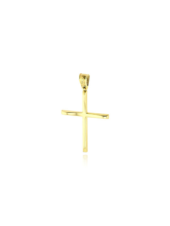 Skaras Jewels Men's Gold Cross 14K