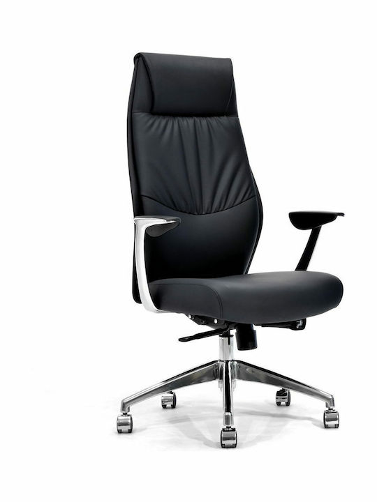 Καρέκλα Διευθυντική με Μπράτσα Eco Black ΘΕΣΙΣ