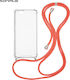 Sonique Armor Back Cover Silicone with Strap Tr...