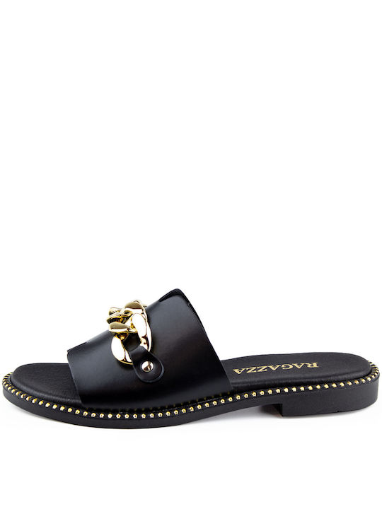 Ragazza Leather Women's Sandals Black