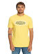 Quiksilver In Circles Men's Short Sleeve T-shirt Yellow