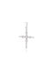 Skaras Jewels Women's White Gold Cross 14K