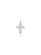 Skaras Jewels Women's White Gold Cross 18K