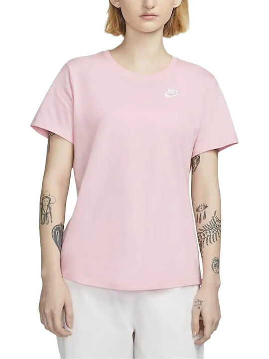 Nike Sportswear Γυναικείο T-shirt Ροζ