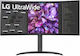 LG 34WQ75C-B Ultrawide IPS HDR Gebogen Monitor 34" QHD 3440x1440 mit Reaktionszeit 5ms GTG