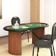 vidaXL Felt Metal Green 160x80cm for 10 Players...