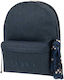 Polo Original Double Scarf Schulranzen Rucksack Junior High-High School in Blau Farbe 2023