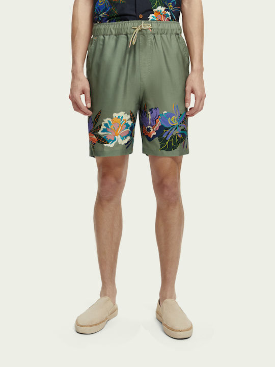 Scotch & Soda Ανδρική Βερμούδα Πράσινη