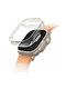 Uniq Garde Silicone Case with Glass in Transparent color for Apple Watch Ultra 49mm