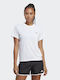 Adidas Run IT Damen Sportlich T-shirt Schnell trocknend Weiß