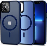 Tech-Protect Magmat MagSafe Umschlag Rückseite Silikon / Kunststoff 2mm Blau (iPhone 12 / 12 Pro)
