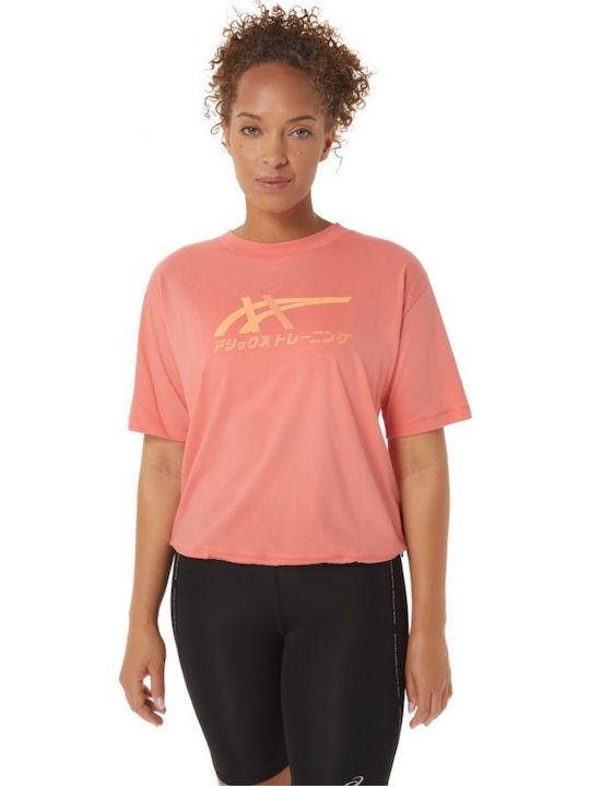 ASICS Tiger Γυναικείο T-shirt Ροζ