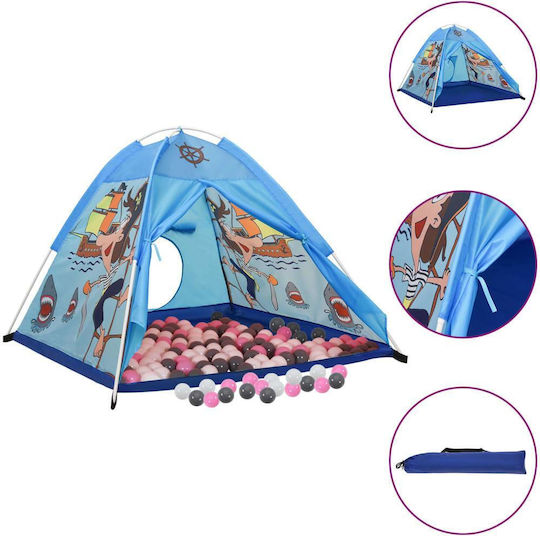 vidaXL Kids Play Tent Tunnel Blue