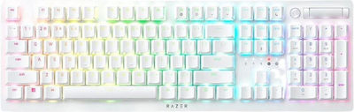 Razer Deathstalker V2 Pro Wireless Optical Gaming Keyboard with Razer Optical Purple switches and RGB lighting (English US) White