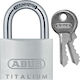 Abus Titalium 54TI Aluminum Padlock Brass with Key 40mm 1pcs