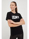DKNY DP2T5894 Damen T-shirt Schwarz DP2T5894-BLK