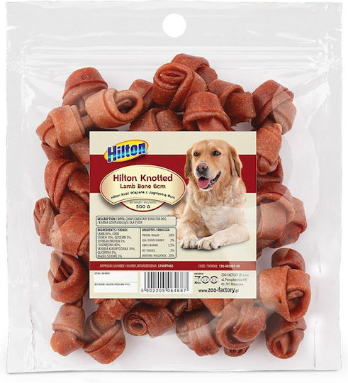 Hilton Hilton Knotted Dog Treat Small Breeds with Lamb 6cm 500gr
