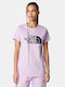Easy Γυναικείο Αθλητικό T-shirt Μωβ