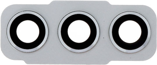 Camera Lens Glass Bezel White for Galaxy S21 FE