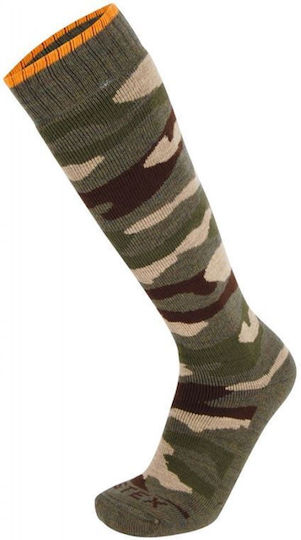 Estex Estex Camouflage Височина до коляното Куинигетични Чорапи в Каки цвят
