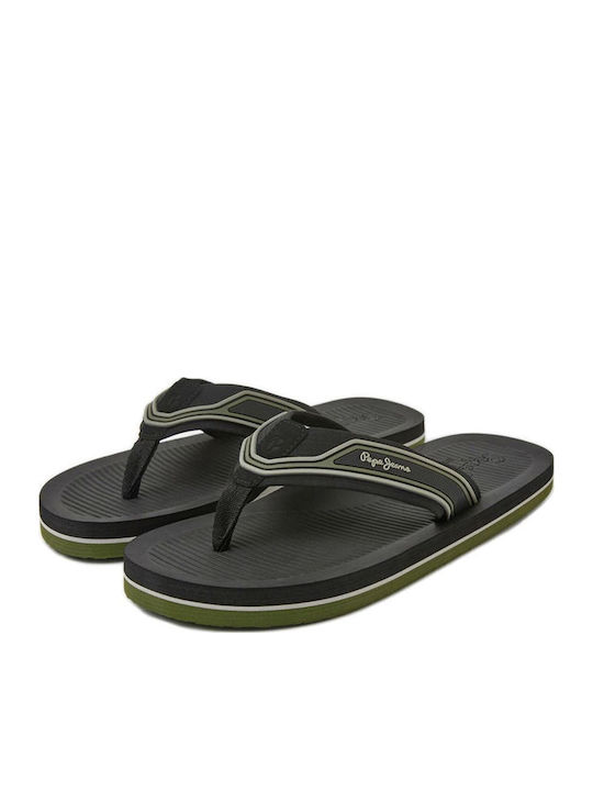 Pepe Jeans South Beach 2.0 Men's Flip Flops Black