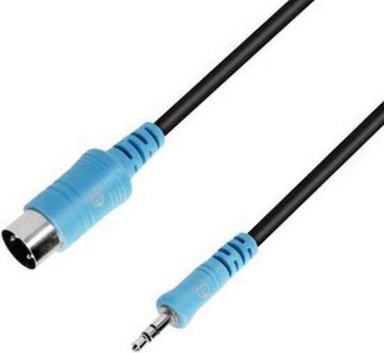 Adam Hall K3BWMIDI0060 Cable Midi male - 6.3mm male 0.6m (P69AH061)