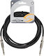 Soundsation Easy-Con Kabel 6,3mm Stecker - 6,3mm Stecker 3m Schwarz (SSN.1622.0001)