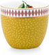 PiP Studio Egg Cup made of Porcelain Yellow