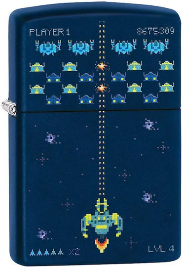 Zippo Αντιανεμικός Αναπτήρας Φλόγας Pixel Game