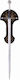 United Cutlery Lord of the Rings Anduril of King Elessar Replica Item Length 134cm in Scale 1:1