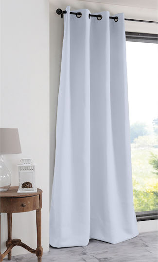 Κουρτίνα με Τρουκς S-F Notte Vapeur 135x250εκ.