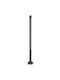 Ideal Lux Jedi Outdoor Small Post LED Floor Lamp 12W With Warm White Light IP65 Black