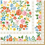 Χαρτοπετσέτες Boho Flowers Bunte 33x33cm. 20Stück