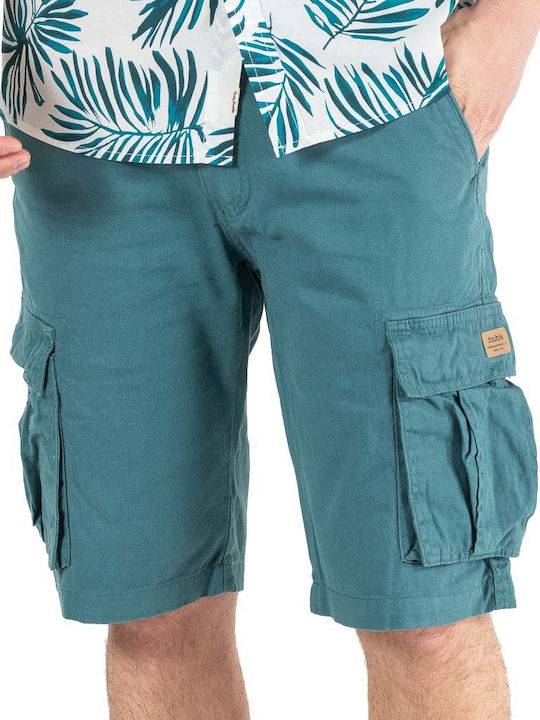 Double R Herrenshorts Cargo Blau