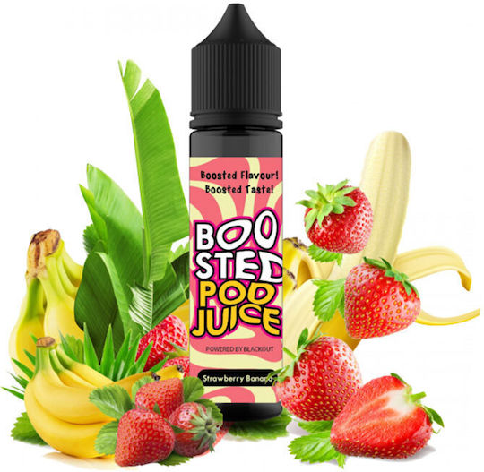 Blackout Flavor Shot Boosted Pod Juice Strawberry Banana 18ml/60ml 1τμχ