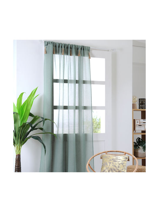 Spitishop Vorhang mit Tunnel S-F Ibiza Jade 140...
