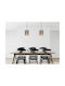 Globo Lighting Thomas Hängelampe Gray mit Fassung E27 17x17x120cm.