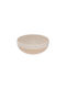 Asma Serving Bowl Round Ceramic Beige with Diameter 15cm