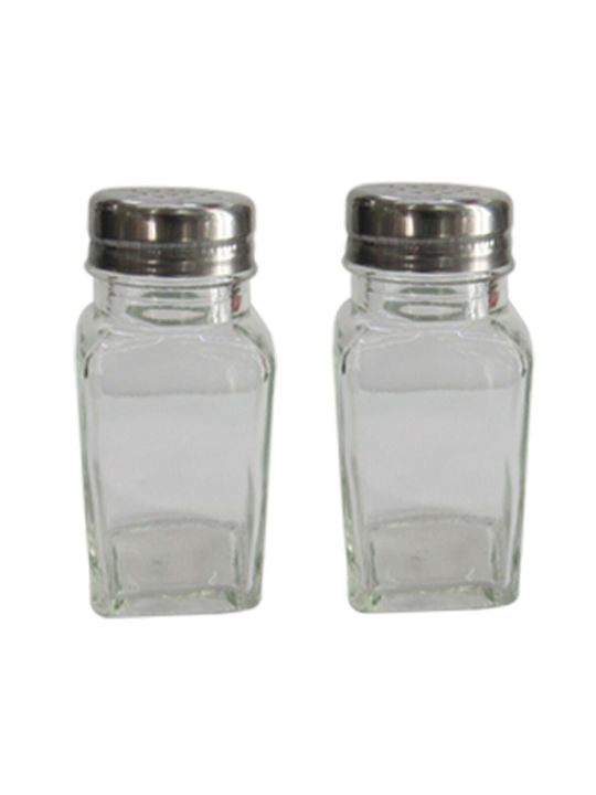 Καρβούνης Salt and Pepper Set Glass 2pcs