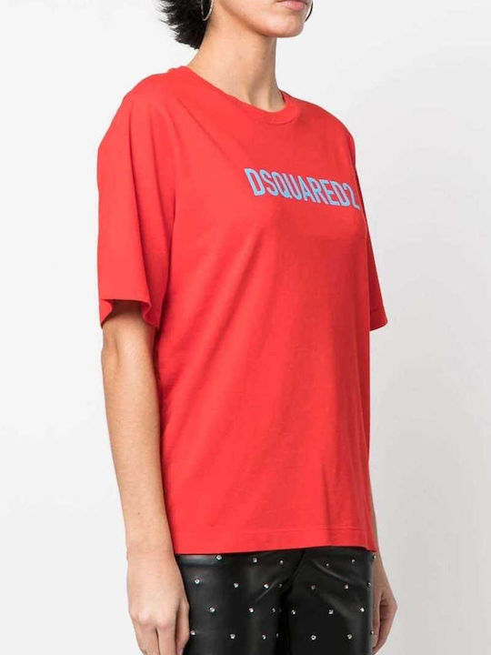 Dsquared2 Bluze Damă T-shirt Roșu