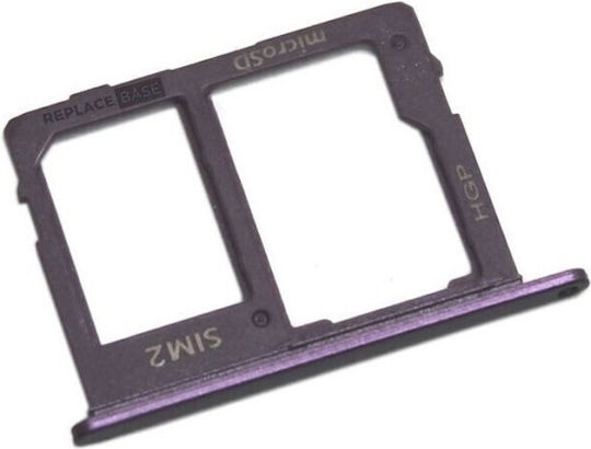 Slot Card Sim Violet Galaxy A6+ 2018