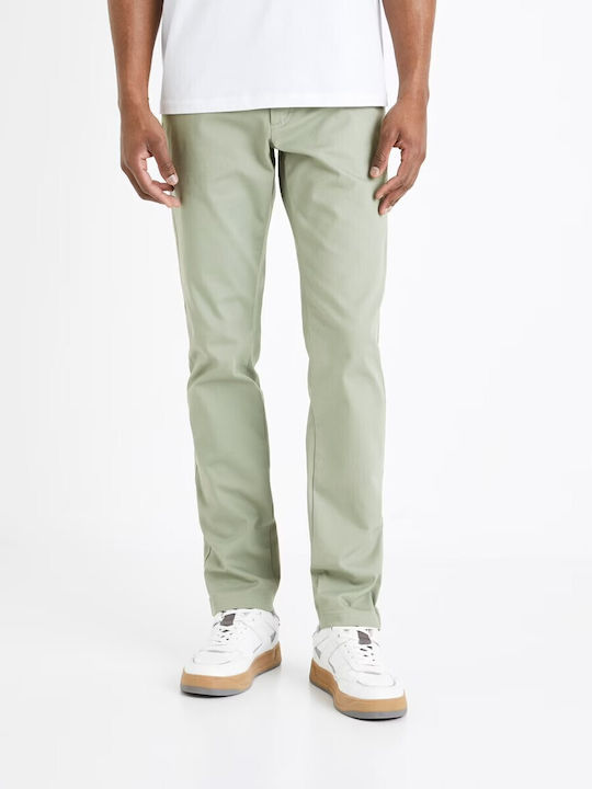 Celio Ctocharles Herrenhose Grün