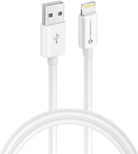 Forcell USB-A zu Lightning Kabel 5W Weiß 1m