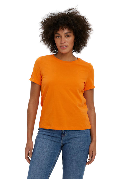 Vero Moda Women's T-shirt Orange