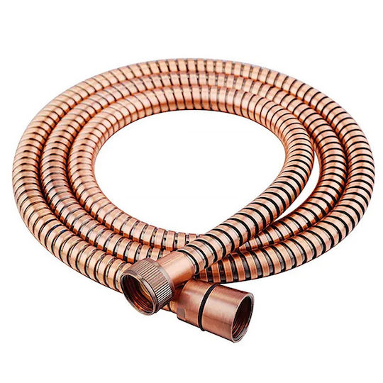 Interflex Duschschlauch Spirale Metallisch 150cm Rose Gold