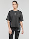 New Balance Damen Sportlich T-shirt Gray