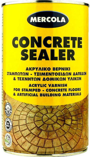 Mercola Concrete Sealer Surface Varnish Solvent Based Colorless Satin 1lt