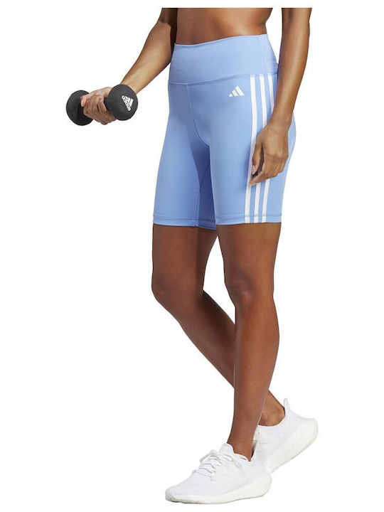 Adidas Training Γυναικείο Ποδηλατικό Κολάν Ψηλόμεσο Μπλε